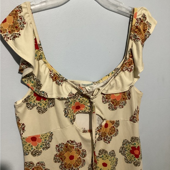 Earthbound Trading Co. Floral Dress size L - Picture 3 of 8